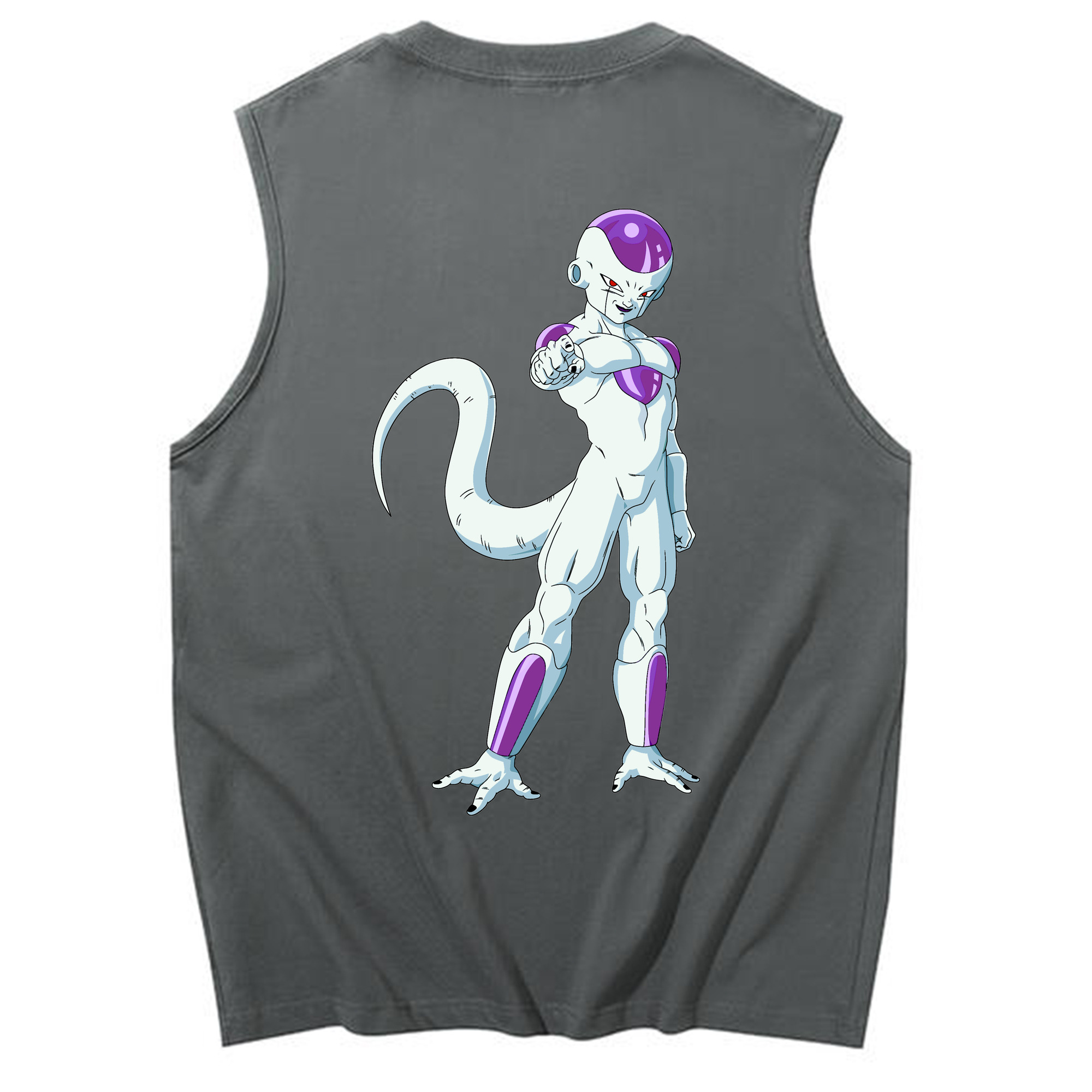 （画像用） ドラゴンボール フリーザ DRAGON BALL Frieza コットン100％タンクトップ（背面プリント）